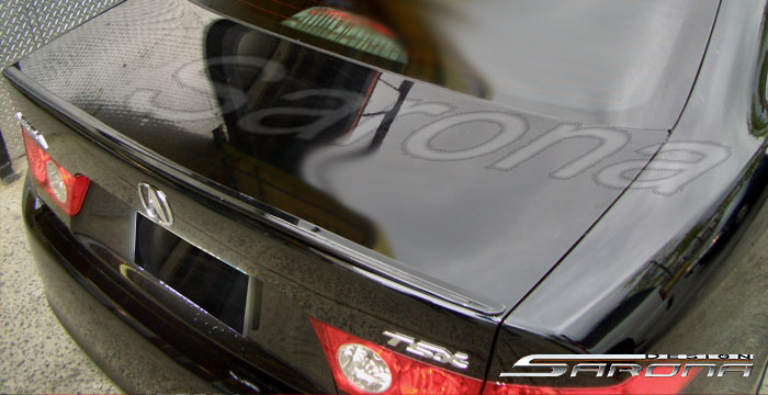 Custom Acura TSX Trunk Wing  Sedan (2004 - 2008) - $139.00 (Manufacturer Sarona, Part #AC-037-TW)